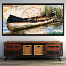 Solitude Upon The Quiet Shore - NicheCanvas