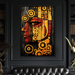 Radiant Cubist Reflections - NicheCanvas