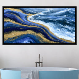 Tidal Currents Of Liquid Gold - NicheCanvas