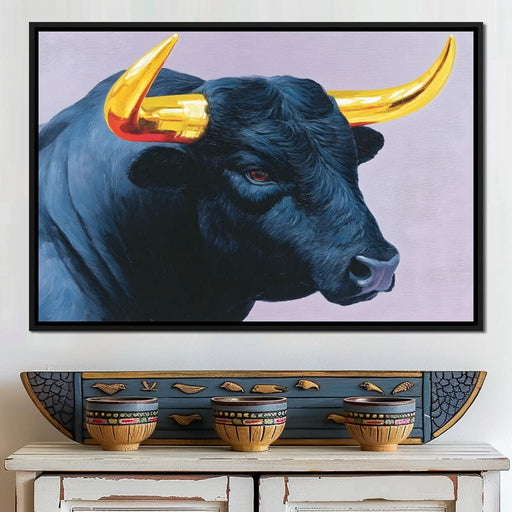 Golden Horns of Strength Canvas Print