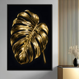Gilded Foliage Night Study - NicheCanvas