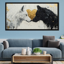 Eternal Bond of Wolves - NicheCanvas