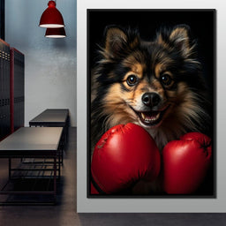 Paws of Courage Pugilist - NicheCanvas