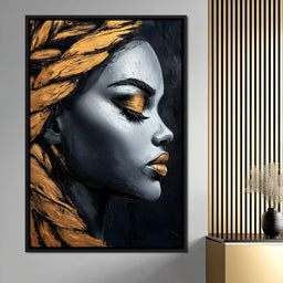 Golden Reflections Elegance - NicheCanvas