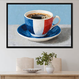 French Tricolor Coffee Cup - NicheCanvas