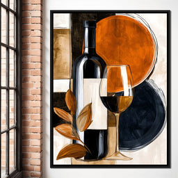 Evening Vintage Wine - NicheCanvas