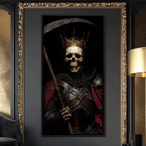 King of Bone and Shadow Reign Canvas Print
