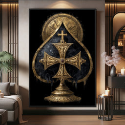 Gilded Faith Of The Spades - NicheCanvas