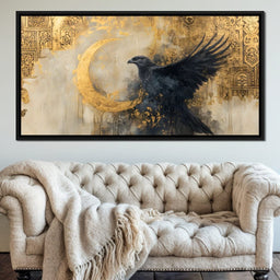 Golden Flight of Midnight - NicheCanvas