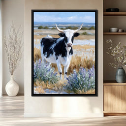 Longhorn Meadow Wildflowers - NicheCanvas