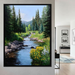 Alpine Creek Wildflower Trail - NicheCanvas