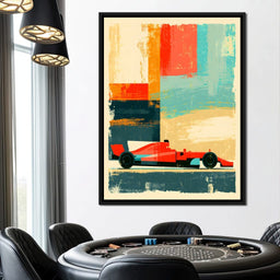 High Velocity Momentum On The Track - NicheCanvas
