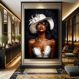 Elegance in Ivory Dreams - NicheCanvas