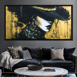 Golden Midnight Femme Shadow - NicheCanvas