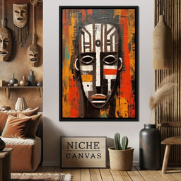 Tribal Mask 13 - Sakeem Gibbs - NicheCanvas