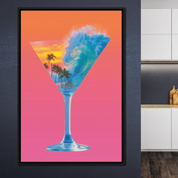 Double Exposure Martini - NicheCanvas