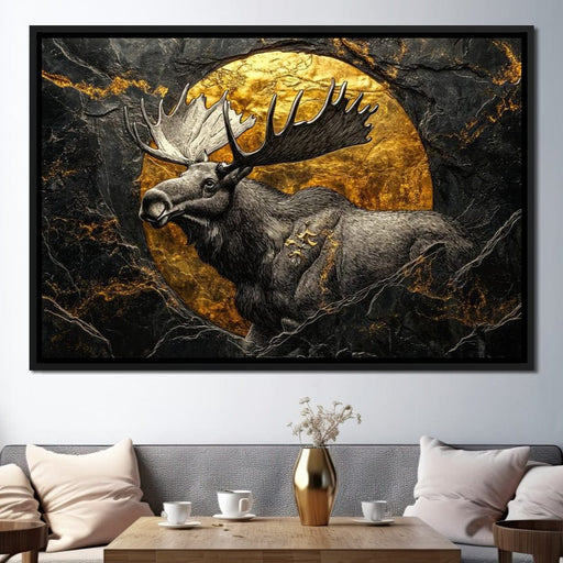 Golden Wilderness Majesty Canvas Print