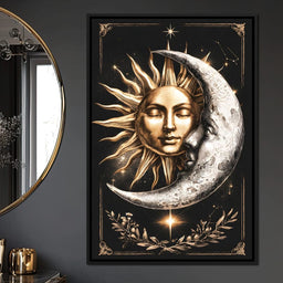 Embrace of the Solar Lunar Cycle - NicheCanvas