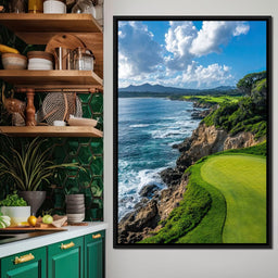 Coastal Greens Harmony - NicheCanvas