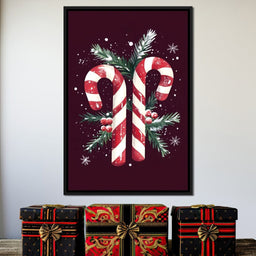 Candy Cane Christmas Treat - NicheCanvas