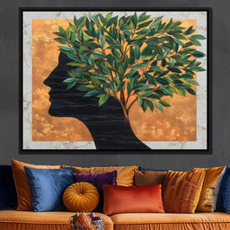 Golden Reflections of Nature - NicheCanvas