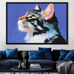 Majestic Feline Radiance - NicheCanvas