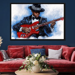 Harmony Strumming Through Elegance - NicheCanvas