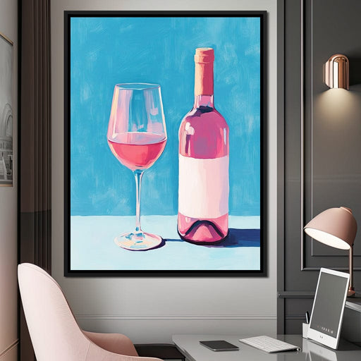 Rosé Reflections of Summer Canvas Print