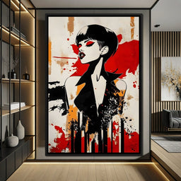 Rebellion in Sable Tones - NicheCanvas