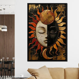 Solar Lunar Symbiosis - NicheCanvas