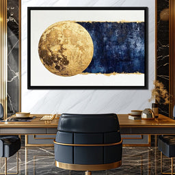 Golden Lunar Night - NicheCanvas