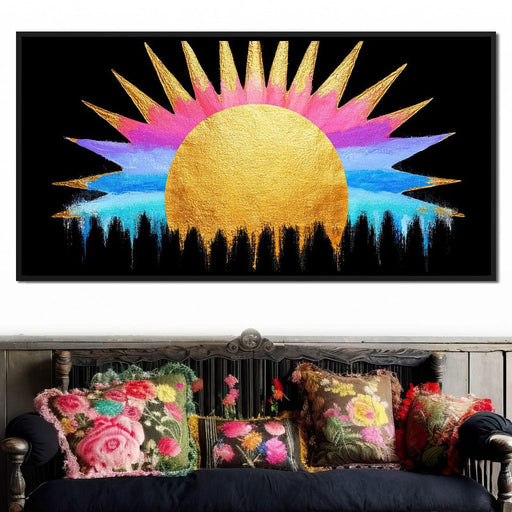 Radiant Horizon Harmony Canvas Print