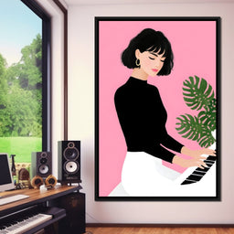 Melody on Rose Studio Keys - NicheCanvas