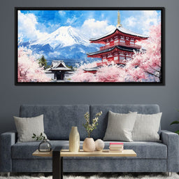 Mountains of Petal Dreams - NicheCanvas