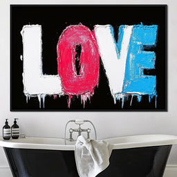 Colorful Expression of Love - NicheCanvas