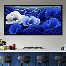 Blossoms by the Azure Seal - TooplesArt - NicheCanvas