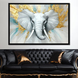 Majestic Elephant Radiance - NicheCanvas