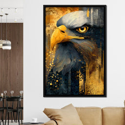Golden Majesty of Flight - NicheCanvas