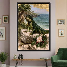 Patient Watcher of the Pacific Shore - NicheCanvas