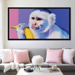 Monkey Dreams of Banana - NicheCanvas