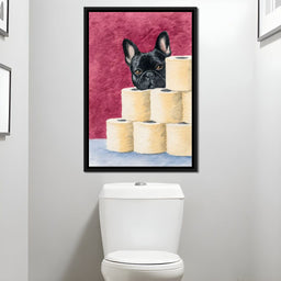 French Bulldog Toilet Roll Sentinel - NicheCanvas
