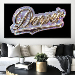 Denver Metallic Dreamscape - NicheCanvas
