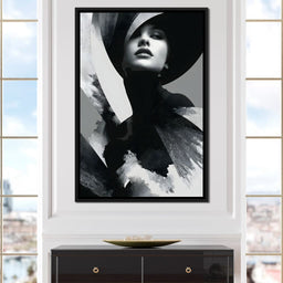 Monochrome Couture Elegance - NicheCanvas