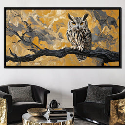 Majestic Owl Essence of Autumn - NicheCanvas