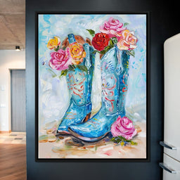 Floral Cowboy's Melodic Saga - Neal Hackett - NicheCanvas