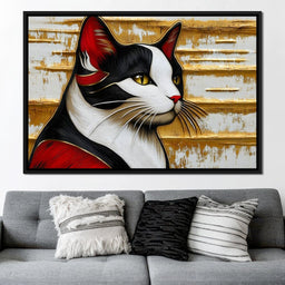 Majestic Feline Stare - NicheCanvas