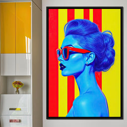 Ultrablue Diva - TooplesArt - NicheCanvas