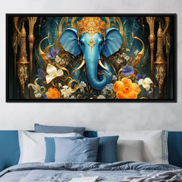 Radiant Majesty of the Elephant - NicheCanvas