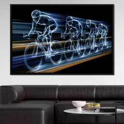 Velocity of the Wireframe Peloton - NicheCanvas