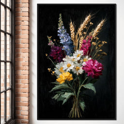 Wildflower Spring Bouquet - NicheCanvas